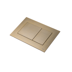 Панель смыва унитаза TECE TECEnow 9240438 с двумя клавишами золото матовое