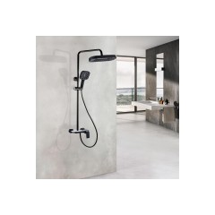 Ares Душевая стойка со смесителем ALS-615-10 Черная