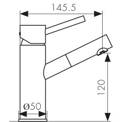 Смеситель KAISER Merkur для раковины 26011