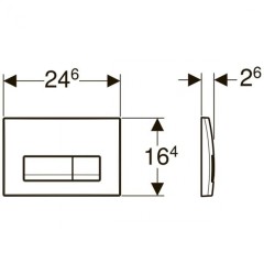 Инсталляция для унитаза Geberit Duofix 458.128.21.1 смывной бачок Delta 12 см, смывная клавиша Delta 51 (хром) + унитаз Fubini FB001 VICTORIA безободковый