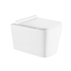 Инсталляция для унитаза Geberit Duofix 458.128.21.1 смывной бачок Delta 12 см, смывная клавиша Delta 51 (хром) + унитаз Fubini FB002 Diamond безободковый