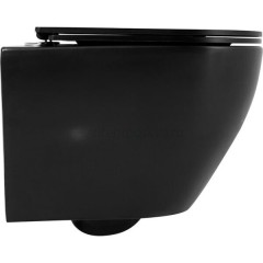 Унитаз подвесной BelBagno Colorato, матовый черный