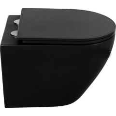 Унитаз подвесной BelBagno Colorato, матовый черный