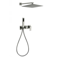 Душевая система скрытого монтажа Grocenberg GB5080 никель с Картриджем Kerox (Венгрия)