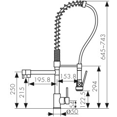 Смеситель KAISER Merkur для кухни 26166