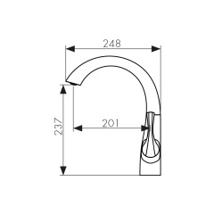 Смеситель KAISER Comba для кухни 48033