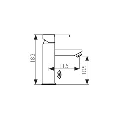 Смеситель KAISER Sensor для раковины 38311