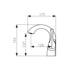 Смеситель KAISER Comba для раковины 48011-1