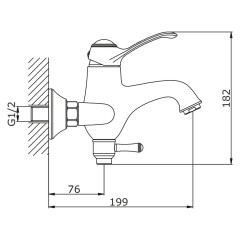 Смеситель для ванны VIEIR V413531D