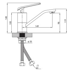 Смеситель для раковины VIEIR V333512