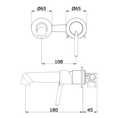 Смеситель для раковины VIEIR V103513