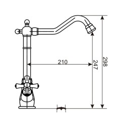 Смеситель для кухни VIEIR V210122