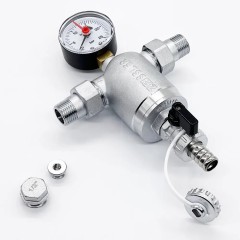 Фильтр Zeissler 100 мкм, с манометром, ZSf.302.0104N 1/2 НР