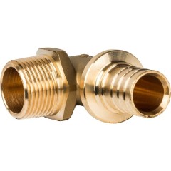 Угольник переходник Италия SFA-0005-002534 с наружной резьбой 25xR 3/4