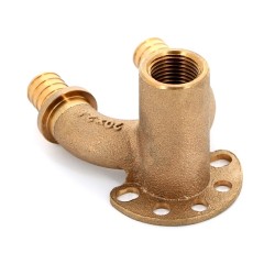 Угольник настенный Rehau Rautitan 14562711001 (водорозетка) со сквозным проходом 20-Rp 1/2-20 RX+