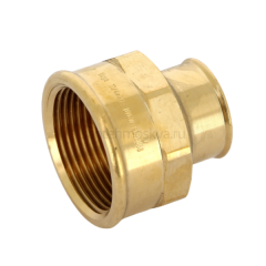 Муфта переходная Viega 266431 ВВ 1 1/4 х3/4 , бронза