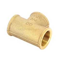 Тройник Viega 264246 равнопроходной ВР 3/4 , бронза