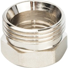 Разъемное соединение ВН 1/2 (американка) уплотнение под гайкой o-ring кольцо никелированное Италия