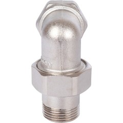 Разъемное угловое соединение ВН 3/4 , (американка) никелированное Италия