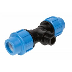 Тройник комбинированный Джилекс 20 мм x 1/2” Пx20 с наружной резьбой