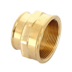 Муфта переходная Viega 267544 ВВ 2 х1 1/2 , бронза