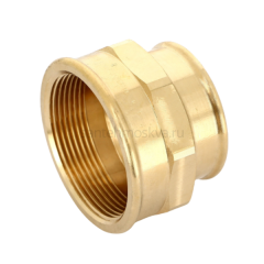 Муфта переходная Viega 267544 ВВ 2 х1 1/2 , бронза