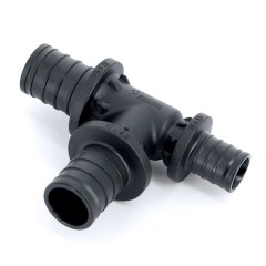 Тройник Rehau 11600751001 с уменьшенным торцевым проходом 32-32-25 PX