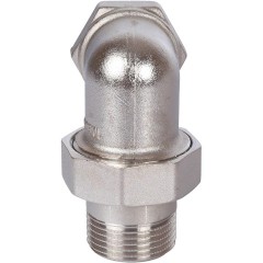 Разъемное угловое соединение ВН 1 , (американка) никелированное Италия