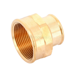 Муфта переходная Viega 267520 ВВ 1 1/2 х1 , бронза