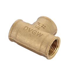 Тройник Viega 264222 равнопроходной ВР 1/2 , бронза