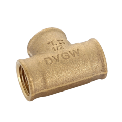 Тройник Viega 264222 равнопроходной ВР 1/2 , бронза