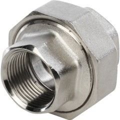 Разъемное соединение ВВ 3/4 (американка) с конусным присоединением, никелированное Италия