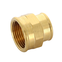 Муфта переходная Viega 266356 ВВ 1 х3/4 , бронза