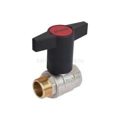 Кран шаровый 1/2 пластмассовая ручка ZEISSLER ZSv.201.0204N