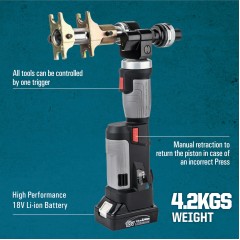 Электрический пресс инструмент для сшитого полиэтилена ZEISSLER ZSt.910.1632B