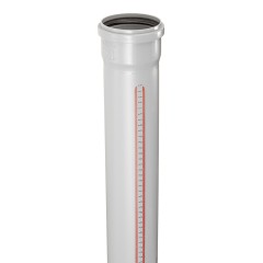 Труба канализационная Ostendorf HTEM d110x2000 мм для внутренней канализации, 115060