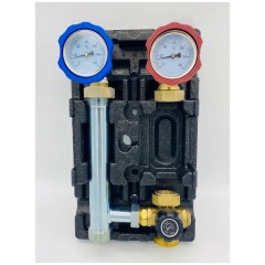 Насосная группа быстрого монтажа Zeissler NG-TK-0101 с трёхходовым термостатическим смесительным клапаном