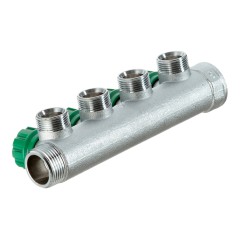 Регулирующий проходной коллектор FAR ВР-НР 1 х3/4 с 4 отводами FK 3824 134 (EUR)