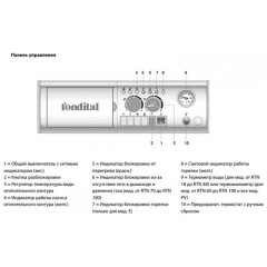 Газовый котел Fondital BALI 60 кВт, напольный, одноконтурный