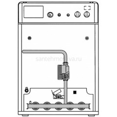 Газовый котел Ferroli PEGASUS 45 кВт, 0E4L5AWA, напольный, одноконтурный