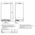 Газовый котел настенный газовый HERMES Legacy 100-W A1HB003 34 кВт 8010029, настенный, одноконтурный