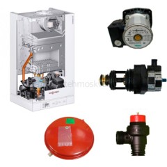 Газовый котел настенный газовый HERMES Legacy 100-W A1HB003 34 кВт 8010029, настенный, одноконтурный