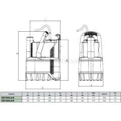 Насос дренажный DAB VERTY NOVA 200 M (60168793H, 60122636Н)