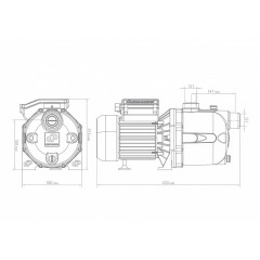 Поверхностный насос Джилекс ДЖАМБО 70/50 П