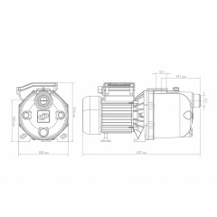 Поверхностный насос Джилекс ДЖАМБО 70/50 Ч