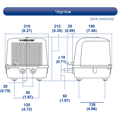 Компрессор HIBLOW Duo-60