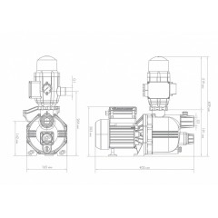 Поверхностный насос-автомат Джилекс ДЖАМБО 60/35 П-К Комфорт