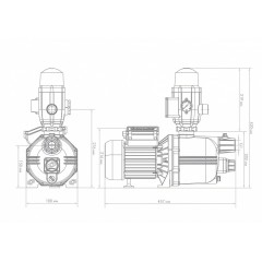 Поверхностный насос-автомат Джилекс ДЖАМБО 70/50 П-К Комфорт