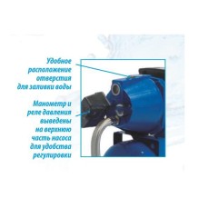 Насосная станция Belamos XA 1600 ALL (эжектор в комплекте) 82 л/мин, Н-50 м, чугун