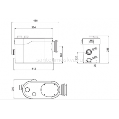 Напорная установка отвода сточной воды Wilo Native RLS 3 SWC (с измельчителем)